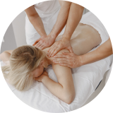 A very relaxing treatment performed by two massage therapists, mixing techniques to melt away tension and stiffness.